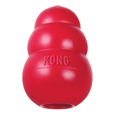 KONG Classic red rubber toy